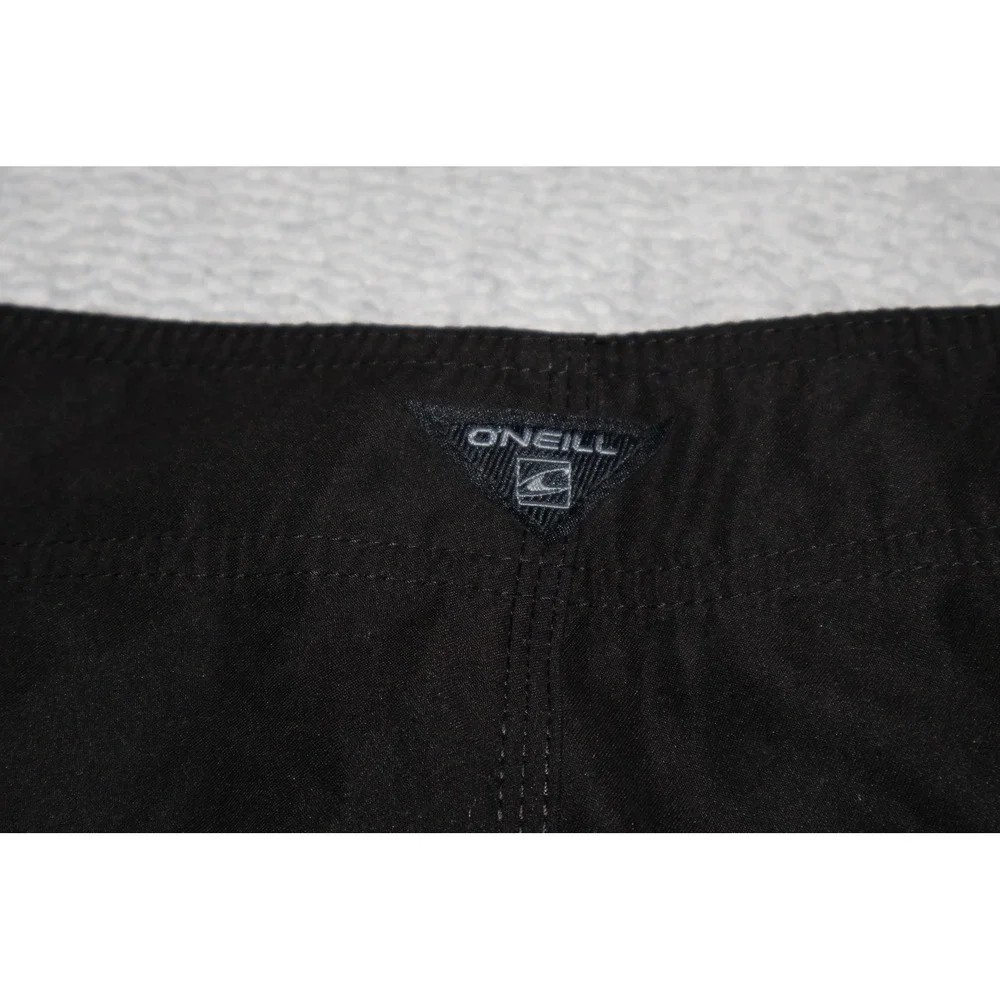 O'Neill Board Shorts Mens 36 Blue Striped Drawstring Pockets Swim Trunks